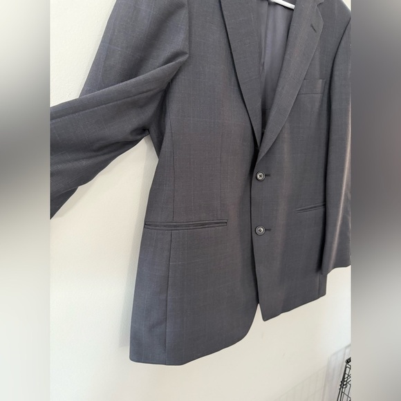 Brooks Brothers 746 Stretch Suit Jacket Blazer Wool Navy Blue Mens Size 40R M - Picture 3 of 10